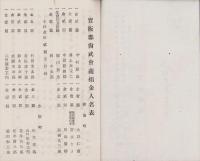 宝飯郡尚武会義捐金人名表（愛知県）