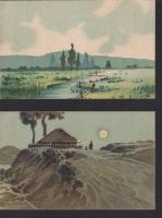(絵葉書）風景　2枚