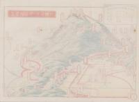 (鳥瞰図）京都・阪本　叡山ケーブル廻り(京都府・滋賀県）