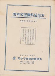 (パンフレット）伝導装置機具値段表　-昭和10年3月1日改正-（岡谷合資会社・名古屋市）
