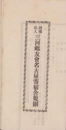 財団法人　三河郷友会名古屋寄宿舎規則（名古屋市）