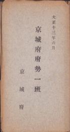 京城府府勢一班　-大正13年6月-(韓国）