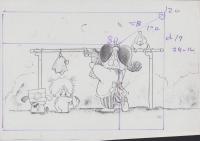 (アニメ原画）アニメ「とんでモン・ペ」
