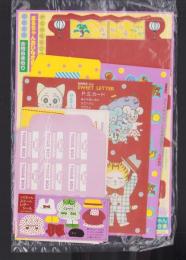 （付録）さくらももこのまるちゃんおひなさま/池野恋のリンゼ＆なるみティッシュボックス/高田エミのスィート・レターセット他　4点一括　-りぼん平成1年3月号付録-
