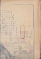 (一枚刷)岐阜市全景図(複製）