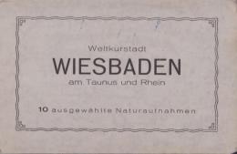 (外国絵葉書）ヴィースバーデン　折畳式全10枚揃　Wiesbaden(ドイツ）