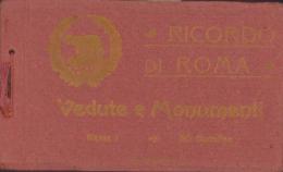 (外国絵葉書）ローマの思い出　-景色と記念碑-　冊子式全20枚揃　Ricordo di Roma   Vedute e Monumenti(イタリア）