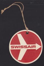 (手荷物タグ）スイス航空　手荷物タグ　-昭和28年-　Swissair　Cabin(スイス）