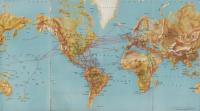 (外国旅行案内）PAAルート地図　-PAA　Root Map(アメリカ）