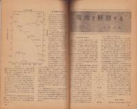 図解科学　21号　-昭和18年11月号-　表紙撮影・林忠彦「50瓩黄燐焼夷弾の炸裂」