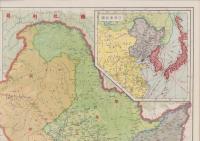(地図）新撰　大満洲国地図(中国）