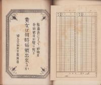 貴女は何時妊娠出来るか?　-体温表によつて妊娠日・非妊娠日が瞭り判る-　婦人公論昭和11年1月号付録
