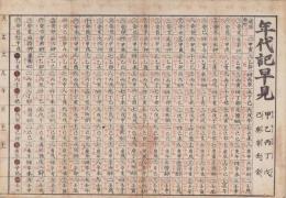 年代記早見