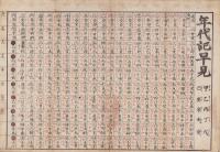 年代記早見