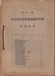 名古屋市貨物集散統計年報　不揃7冊（第11回～18回内第12回欠）-昭和6年～13年-(名古屋市）