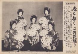 （時事写真速報）春を招くこの花踊り　-大阪堀江の此花踊-　昭和11年3月12日