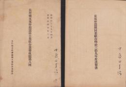 長野県東筑摩郡蚕種同業組合業務成蹟第8回/東筑摩蚕種同業組合明治39年度決算書　2冊一括