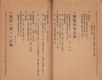 (長野県立小縣甲種蚕業学校)蚕業及農業各試験目的及方法　-明治44年度-