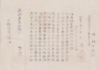 （一枚刷）日牌安置之證状　-信州善光寺永代宿坊・善行坊-(長野県)
