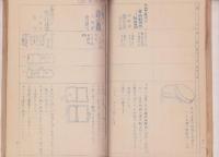 東京市小学校手工教材解説　低学年、5・6年　-昭和13年-　2冊　合本　