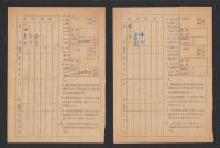 家庭用酒類購入切符　-昭和23年-　2部一括（長野県岩村田税務署）