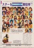 近代映画　昭和49年1月号　表紙モデル・山口百恵