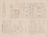浜松裁縫女学校規則/浜松裁縫女学校入学案内　2枚一括(静岡県）