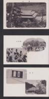 (絵葉書）衣笠鏡石学舎落成記念絵葉書　-京都市有隣校郊外鍛錬道場-　袋付3枚(京都市）
