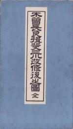 （地図）木曽長良揖斐三川改修後之図　全（岐阜県）