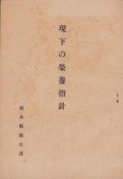 現下の栄養指針(熊本県衛生課)