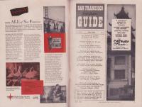 （旅行案内）SAN FRANCISCO Hotel Greeters GUIDE　-MAY1960-（サンフランシスコ・ホテルグリターズ・ガイド　-昭和35年3月-、アメリカ）