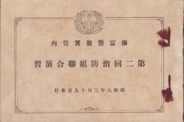 （写真帖）弥富警察署管内　第2回消防組聯合演習　-昭和8年-(愛知県)