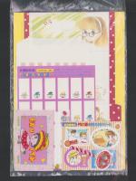 （付録）高瀬綾＆あゆみゆいのどきどきサマーレター/片岡みちるPOMのふしぎ毎日占い/高杉菜穂子の奏美ちゃんファンタジーカセットレーベルほか　6点一括　-なかよし平成1年8月号付録-
