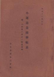 小運送業標準帳表　-附・小経営の会計と帳表用例-　昭和13年5月（日本通運株式会社）