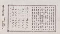 （一枚刷）東三将棋英名鑑　-明治32年8月-（愛知県）