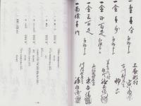 神輿奉加帳　-寛政十一己未年　神主羽田甚太夫-（岐阜県）