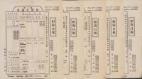 (相場表）相場日報　-華名・慶豊久銀号-　大正9年6月  5枚一括（満洲奉天小西関）