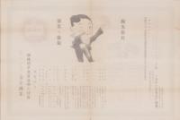 (安全剃刀チラシ)『銀ハウエ』安全剃刀　-昭和4年度景品附大特売-　昭和4年5月（大阪市・ヘルマンウオルフ商会)