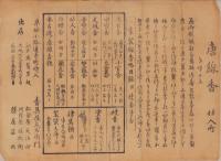 (引札）唐線香　仕入所(京都・京姉小路通寺町西へ入）