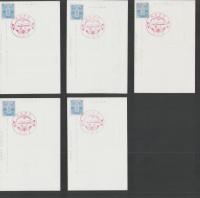 (絵葉書）小樽高等商業学校絵葉書　袋付5枚(北海道）