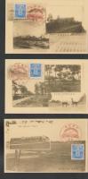 (絵葉書）地方行幸記念絵葉書　-十勝支庁　昭和11年9月-　袋付3枚(北海道）