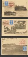 (絵葉書）地方行幸記念絵葉書　-十勝支庁　昭和11年9月-　袋付3枚(北海道）