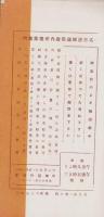 （旅行案内）北陸温泉案内　-芦原、山中、山代、片山津、粟津、和倉、宇奈月、小川-