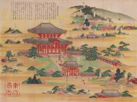 (一枚刷）大仏殿伽藍図　-南都東大寺-（奈良県）
