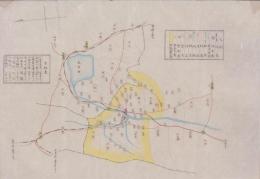 (地図・仮題)長野県平出停車場附近地図（朝日村、伊那富村、小野村、川島村）