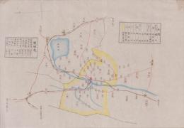 (地図・仮題)長野県平出停車場附近地図（朝日村、伊那富村、小野村、川島村）