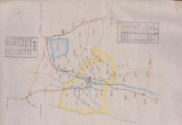 (地図・仮題)長野県平出停車場附近地図（朝日村、伊那富村、小野村、川島村）