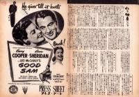 （映画プレスシート）善人サム　-RKOラジオ映画-
