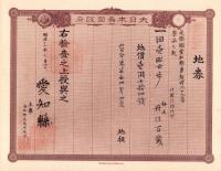 (地券）尾張国愛知郡東起村　10枚一括　-明治11～18年-