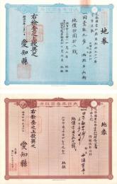 (地券）尾張国愛知郡東起村　10枚一括　-明治11～20年-
